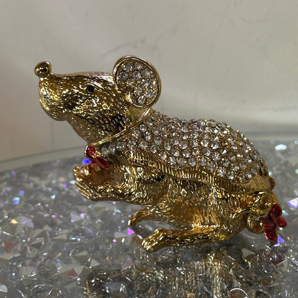 NIB - Mouse/Rat Chotski Trinket Box.